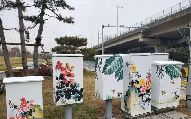街頭配電箱變身“藝術(shù)品”，成為一道靚麗風(fēng)景線
